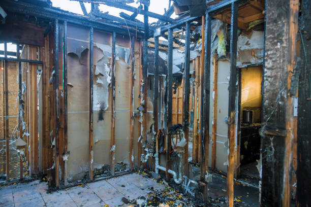 Professional Fire Damage Removal technician working in Baldwin, PA